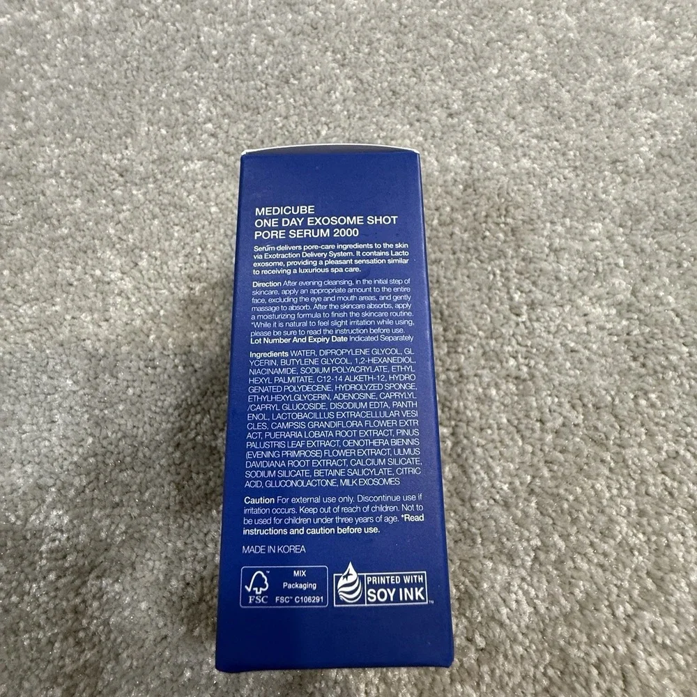 Medicube One Day Exosome Shot 2000 - Blue Facial Serum